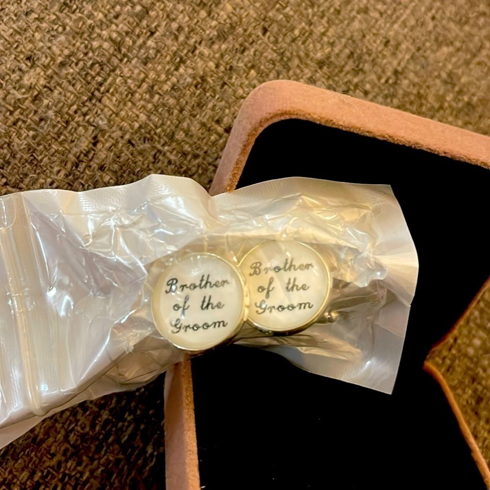 Set of Brother of the Groom Stylish Cuff Links